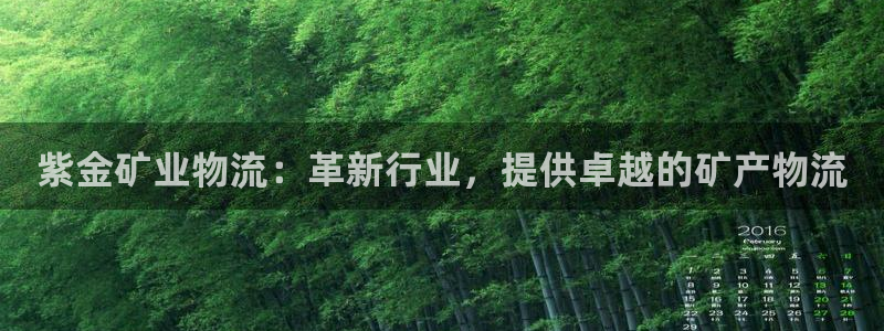 28圈怎么注册下载：紫金矿业物流：革