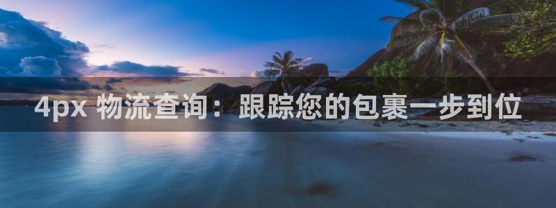 28圈图片：4px 物流查询：跟踪您