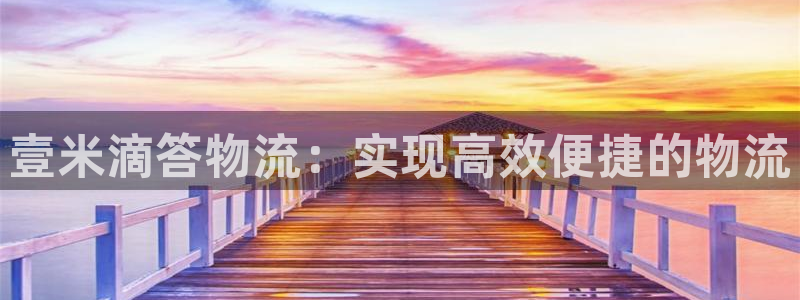 28圈pc预测：壹米滴答物流：实现高