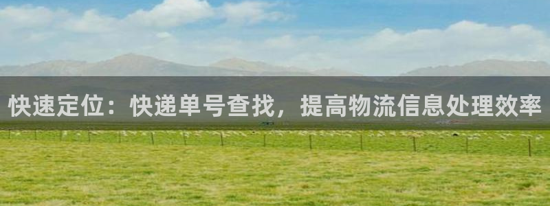 28圈注册与教程:快速定位:快递单号